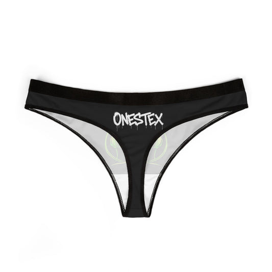 Alien-Themed Women's Thongs, Comfortable Lingerie, Fun Festival Wear, Gifts for Her, Unique Underwear