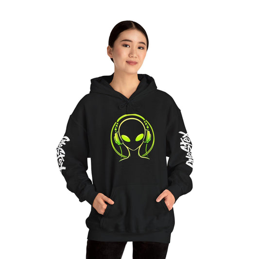 Alien Vibes Unisex Hoodie Neon Style by Onestex