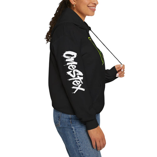 Alien Vibes Unisex Hoodie Neon Style by Onestex
