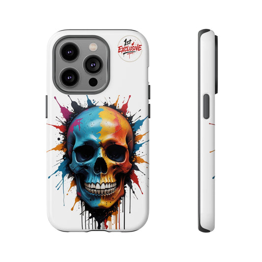 Color Splash Skull iPhone Case